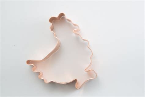 Farm Hen Copper Chicken Cookie Cutter Hand Crafted By The Etsy
