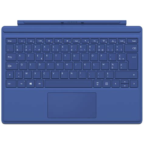 Explore laptop and tablet accessories for microsoft surface today. Microsoft Type Cover Surface Pro 4 Bleu - Accessoires PC ...