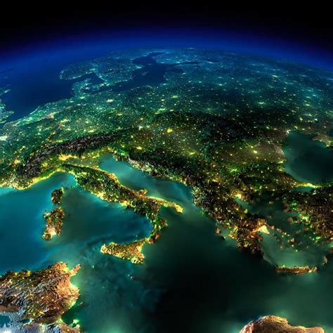 23 Beautiful Night View Images Of Earth From Space