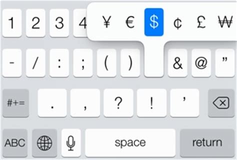 Holding down the alt key, then typing the unicode hexadecimal codepoint for the symbol on the numeric keypad while holding the alt key, and then releasing it. Top iPhone and iPad Keyboard Tips and Tricks