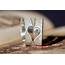 Wedding Rings Handmade With White Gold And Brilliant Mi Corazon