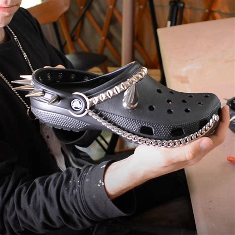 Goth Crocs Let You Showcase Your Punk Spirit
