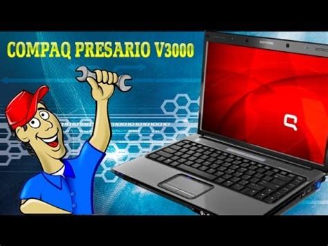 The hp compaq presario v3000 inaugurates a new look and feel for hp's presario line of laptops. ST - Desarmar Compaq Presario V3000 - YouTube
