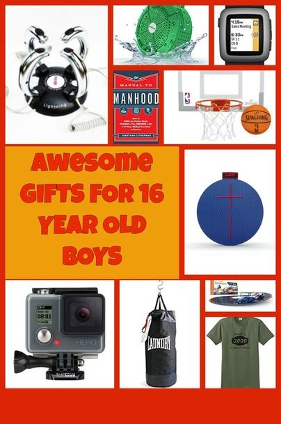 This list has a lot of what teenage boys want (cool hoodies, led lights) and a little of what they need (that portable charger will come in handy for. Gift Ideas for 16 Year Old Boys - Best gifts for teen boys