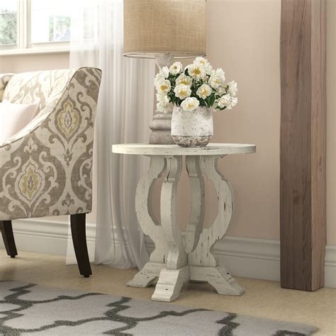 Get the best deals on pedestal table. One Allium Way Indurial Pedestal End Table & Reviews | Wayfair