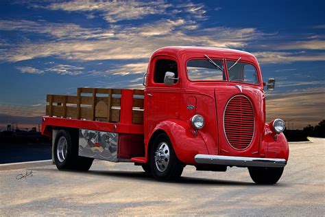 1941 Ford Cabover Flatbed Truck Photograph By Dave Koontz