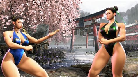 Modders Dressed Chun Li From Street Fighter In A Sexy Bathing Suit Showing Off Her Shapely