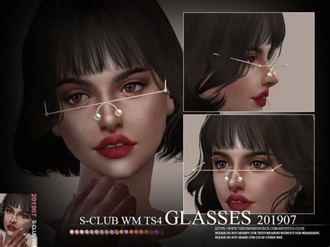Glasses 201906 By S Club Wm At Tsr Sims 4 Updates