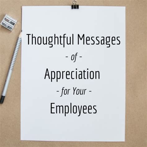 42 Thoughtful Work Appreciation Messages And Notes For Employees