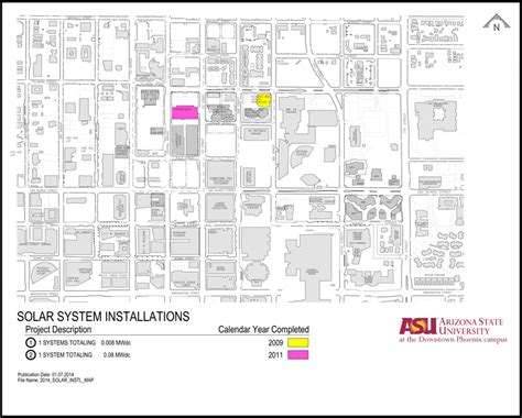 Asu Polytechnic Campus Map United States Map States District