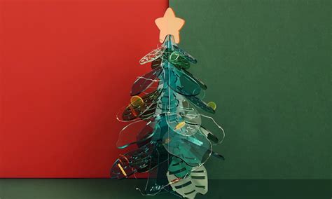 Desktop Christmas Tree Home Decoration Made With Laser Cut Acrylic