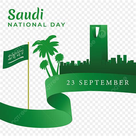 Saudi National Day Vector Png Images Saudi National Day Banner Vector
