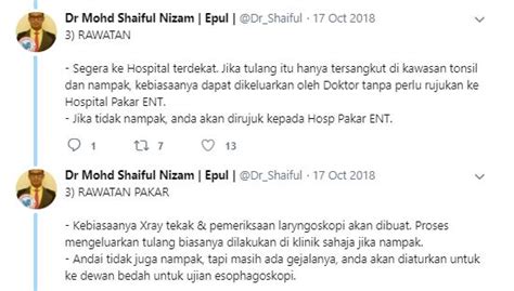 Anda menghadapi situasi cemas tercekik tulang? Bahaya Guna Jari, Doktor Kongsi Langkah Yang Perlu Buat ...
