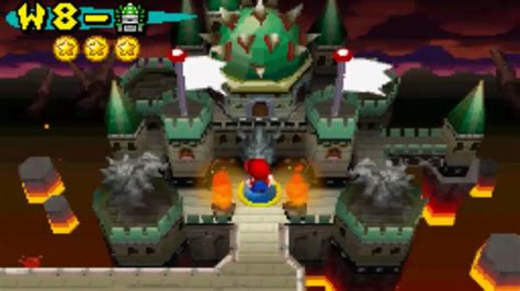 New Super Mario Bros World 8 Final Castle Youtube