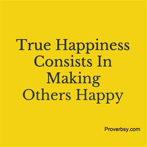 True Happiness Consists Proverbsy