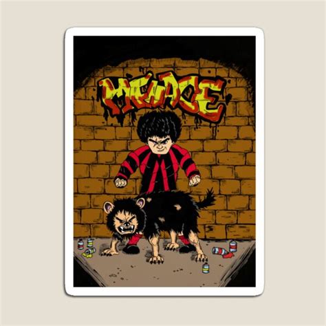 Dennis The Menace Magnet For Sale By Jodgy Redbubble