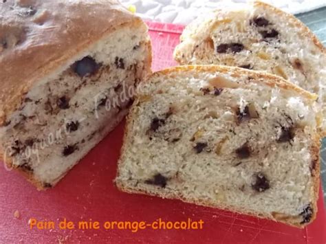 Pain De Mie Orange Chocolat Recette Par Croquant Fondant Gourmand