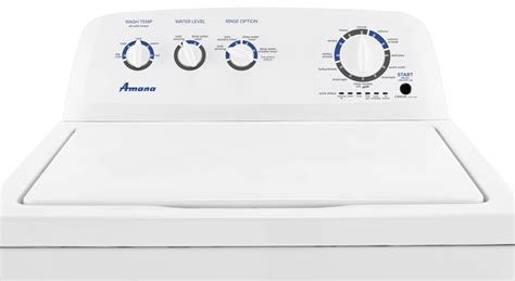 Amana Ntw4519jw 28 44 Cu Ft Top Load Washer With Dual Action Ag