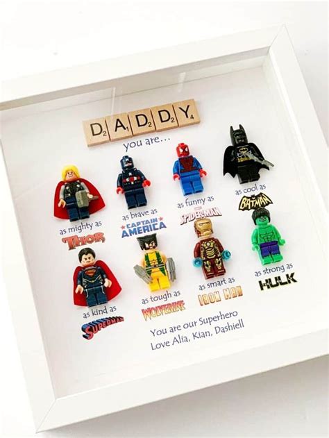 Dad to be gift box. DAD SUPERHERO FRAME FATHER'S DAY GIFT - Hello Wonderful in ...