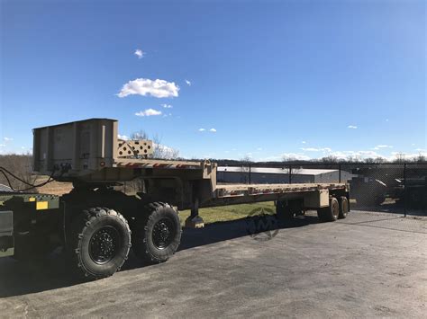 2009 Fontaine M871a3 Single Drop Deck Trailer Midwest Military Equipment