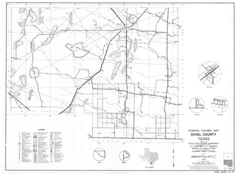 General Highway Map Duval County Texas 79448 General Highway Map