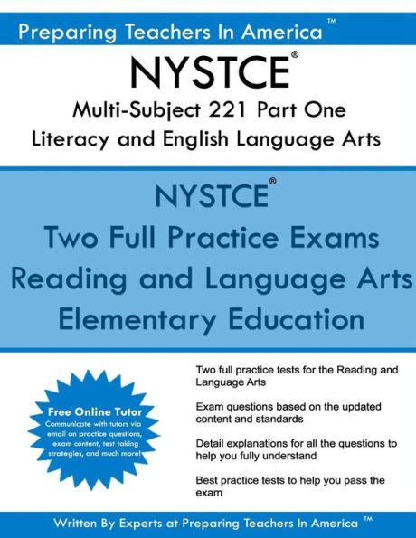 Nystce Multi Subject 221 Part One Literacy And English Language Arts