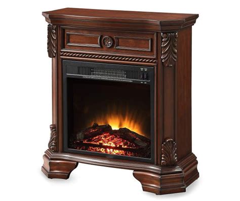 One single flick of the switch and the heating begins. 28" Petite Foyer Electric Fireplace at Big Lots ...