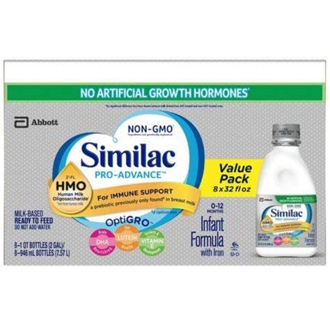 Similac Pro-Advance Non-GMO Baby Formula - Ready to Feed - 32 Ounce - 6