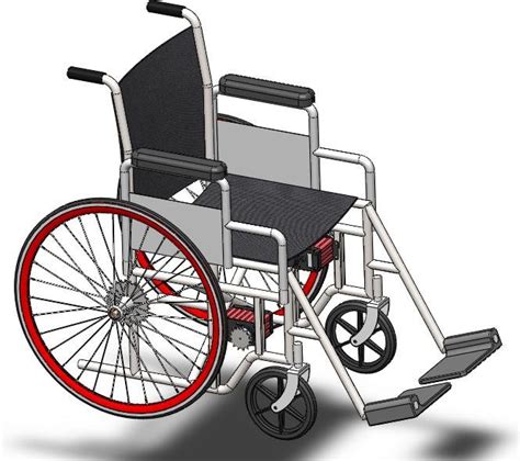 Wheelchair Cad Model Developed In Solid Works Download Scientific