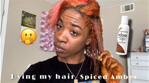 Adore Spiced Amber On Natural Hair Youtube