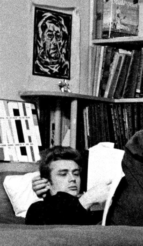 James Dean In His Apartment On West 68th Street New York By Dennis