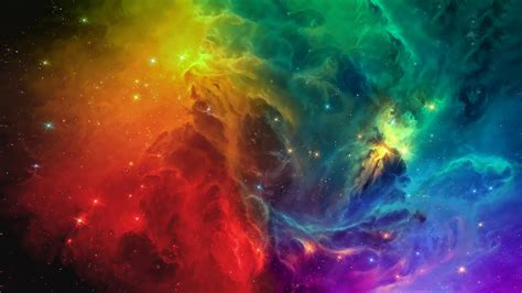 Download Multicolored Galaxy Illustration Space Stars Universe By