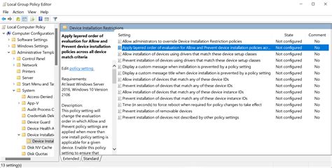 Manage Device Installation With Group Policy Windows And Windows Windows Client