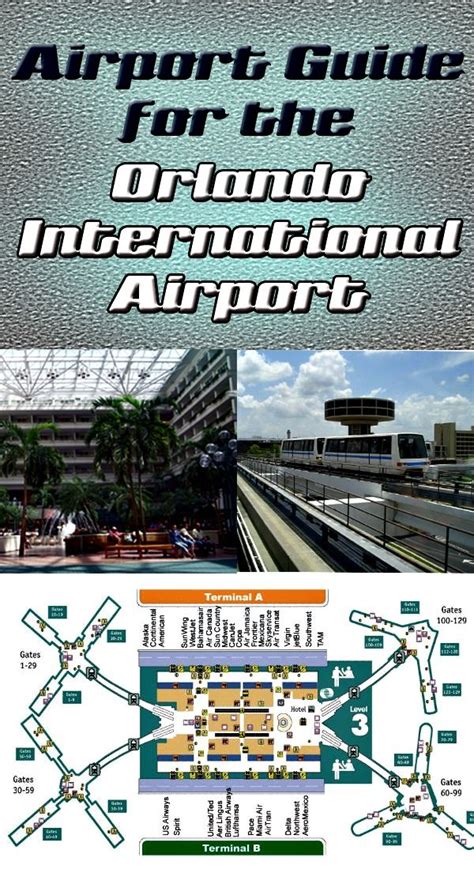 Orlando International Airport Maps Directions Gate Information