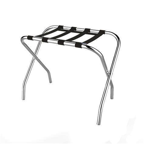 Chrome Folding Luggage Rack And Suitcase Stand Durable Folding Bag