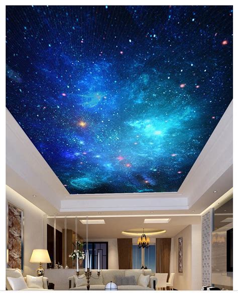 Custom Photo Wallpaper 3d Ceiling Murals Wallpaper Dream Sky Star