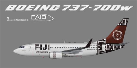 Fiji Airways Boeing 737 700w Juergens Paint Hangar