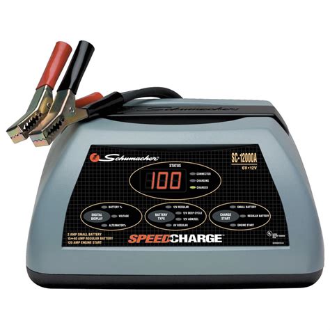 There are instances when you will find out that your car battery has drained. Schumacher® SpeedCharge™ Battery Charger, 15 to 40 - amp ...