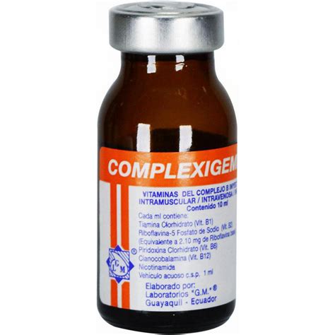 Complexigeme Solución Inyectable Complejo B Precio Rappi