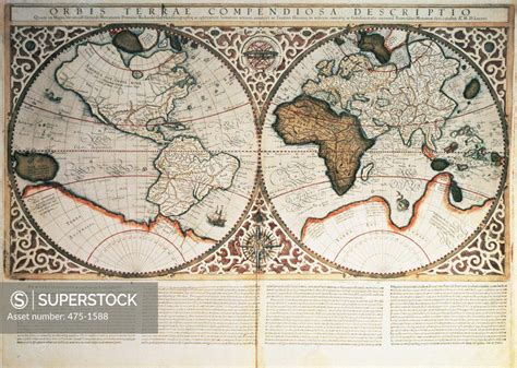 World Map Gerardus Mercator 1512 1594 Netherlandish Royal