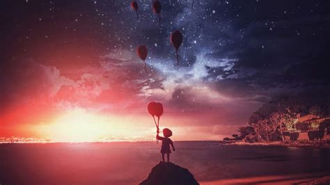 Find the best cute baby boy wallpapers on wallpapertag. Little Boy Air Balloons 4K HD Wallpapers | HD Wallpapers ...