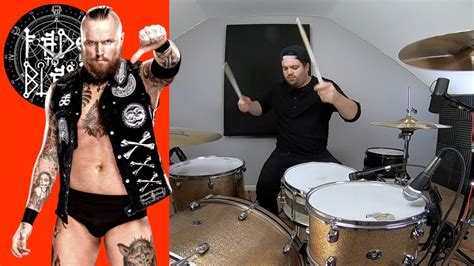 Wwe Aleister Black Theme Song Root Of All Evil Drum Cover Youtube