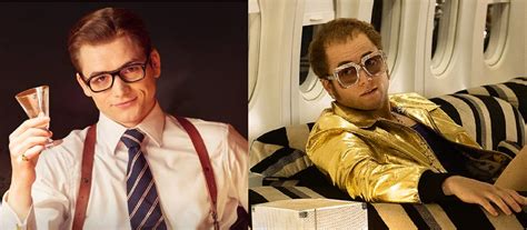 See Taron Egertons Stunning Transformation For Elton John Movie
