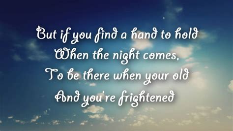 And I Know One Thing That I Love You Lyrics