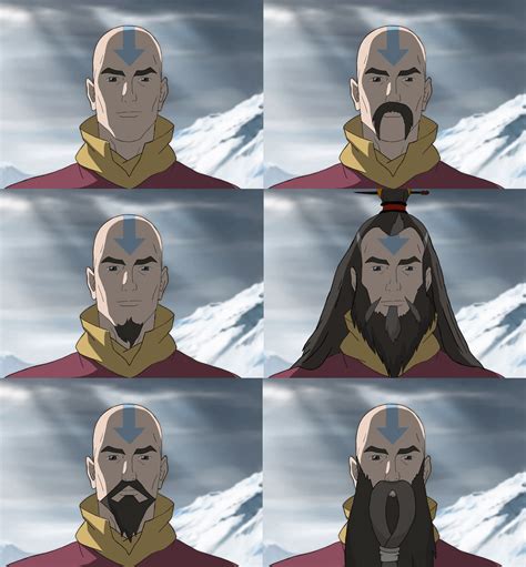 Just Some Fun With Adult Aang And Some Beard Styles Made By Me
