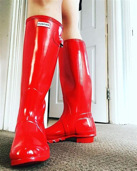 Pin By Shiny On Waders Wellies Wet Wear Wellies Boots Red Boots