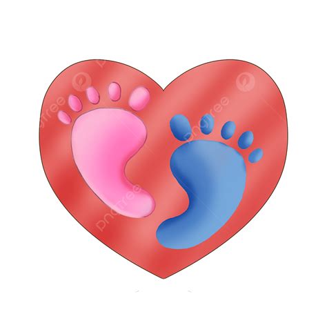 Baby Footprint Clipart Transparent Background Footprints Baby Cartoon