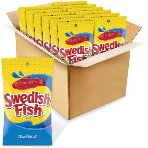 Buy Swedish Fish Soft And Chewy Candy 12 8 Oz Bags Online At Lowest