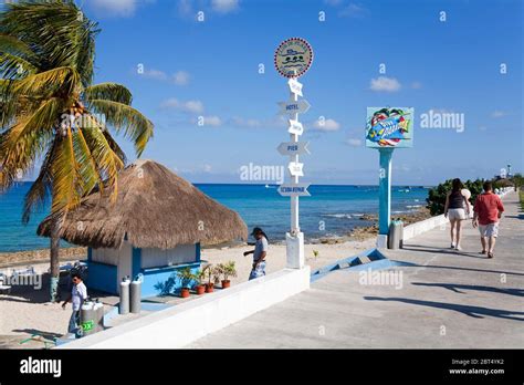 Paradise Dive Center on Cozumel Island, Quintana Roo, Mexico Stock