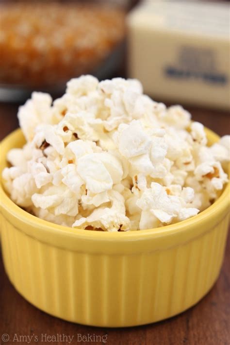 Skinny Buttered Popcorn Amys Healthy Baking